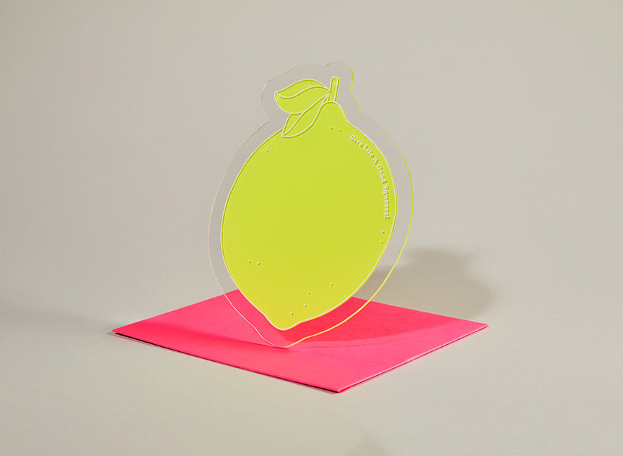 EN| Acrylic greeting card