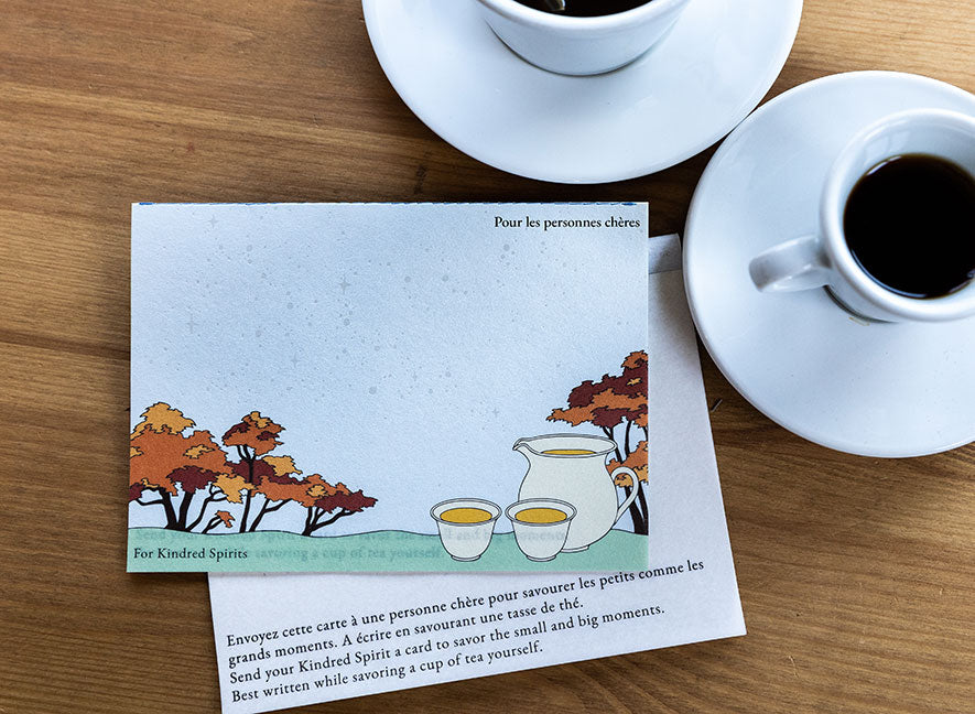  YS Notes multipage card and coffee